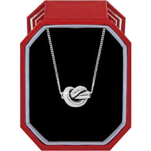 Load image into Gallery viewer, Brighton Interlok Single Knot Mini Necklace
