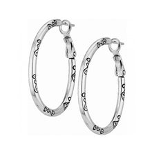 Load image into Gallery viewer, Brighton Oval Hoop Charm Earrings

