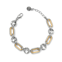 Load image into Gallery viewer, Brighton Medici Two Tone Link Bracelet
