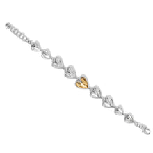 Load image into Gallery viewer, Brighton Cascade Heart Bracelet
