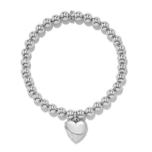 Load image into Gallery viewer, Brighton Meridian Petite Wave Heart Stretch Bracelet
