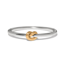 Load image into Gallery viewer, Brighton Interlok Single Knot Two Tone Bracelet
