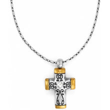 Load image into Gallery viewer, Brighton Venezia Petite Cross Necklace
