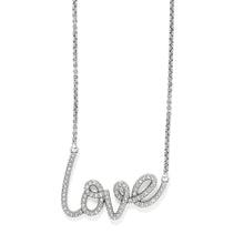 Load image into Gallery viewer, Brighton Love Script Sparkle Necklace
