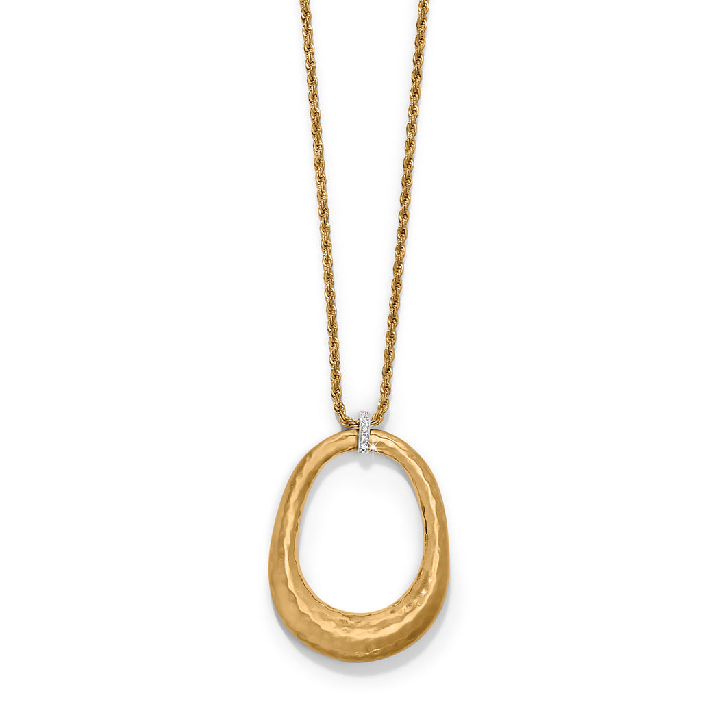 Brighton Meridian Geo Open Ring Pendant Necklace