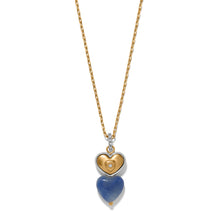 Load image into Gallery viewer, Brighton One Heart Duo Heart Petite Necklace
