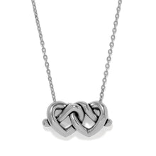 Load image into Gallery viewer, Brighton Interlok Linked Hearts Necklace
