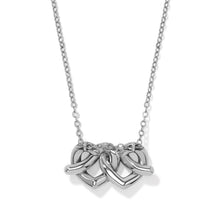 Load image into Gallery viewer, Brighton Interlok Linked Hearts Necklace
