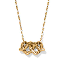Load image into Gallery viewer, Brighton Interlok Linked Hearts Necklace
