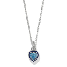 Load image into Gallery viewer, Brighton Halo Gemma petite Heart Necklace
