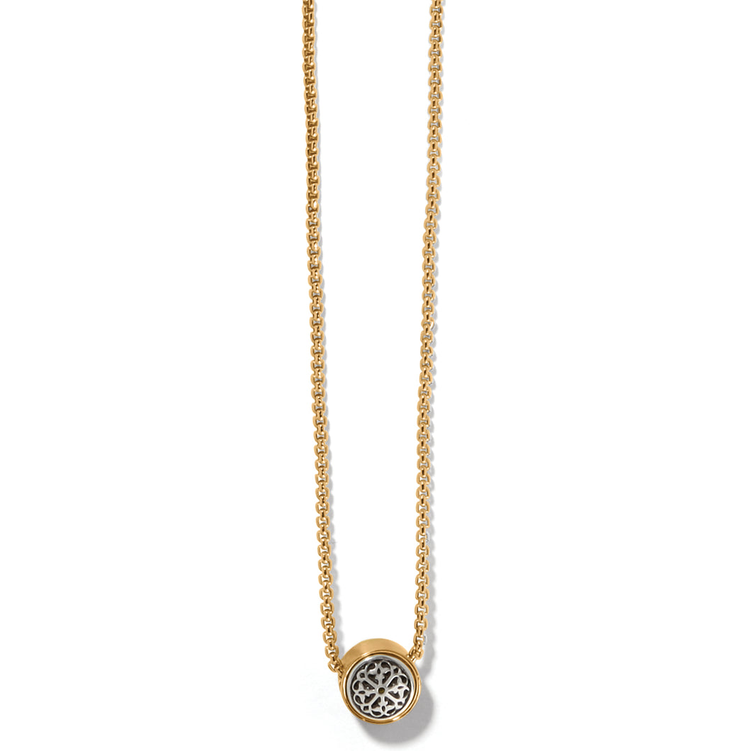 Brighton Ferrara Two Tone Luce Mini Necklace