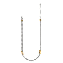 Load image into Gallery viewer, Brighton Interlok Twist Two Tone Double Chain Necklace
