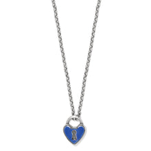 Load image into Gallery viewer, Brighton One Heart Reversible Padlock Necklace
