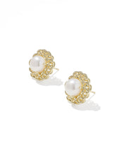 Load image into Gallery viewer, Gabriella Pearl Stud Earrings
