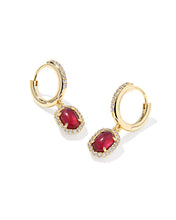 Load image into Gallery viewer, Kendra Scott Daphne Crystal Frame Huggie Earrings
