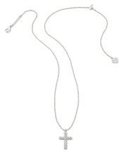 Load image into Gallery viewer, Kendra Scott Cross Crystal Pendant Necklace
