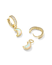 Load image into Gallery viewer, Kendra Scott Moon Huggie Earrings
