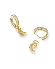 Load image into Gallery viewer, Kendra Scott Moon Huggie Earrings
