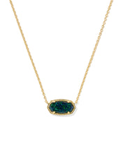Load image into Gallery viewer, Kendra Scott Gold Elisa Necklace in Night Opal
