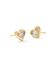 Load image into Gallery viewer, Kendra Scott Framed Ari Heart Stud Earrings
