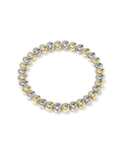 Load image into Gallery viewer, Daphne Stretch Bracelet in Mixed Metal
