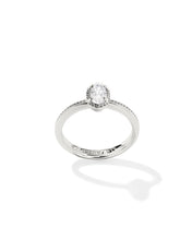 Load image into Gallery viewer, Kendra Scott Mini Elyse Luxe Silver Band Ring

