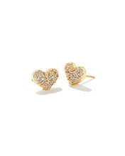 Load image into Gallery viewer, Kendra Scott Ari Pave Heart Earrings
