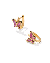 Load image into Gallery viewer, Kendra Scott Dolly Parton Butterfly Huggie Earrings
