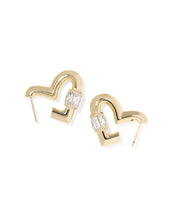 Load image into Gallery viewer, Kendra Scott Emery Heart Hoop Earrings
