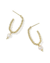 Load image into Gallery viewer, Kendra Scott Gabriella Pearl Hoop Earrings

