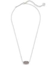Load image into Gallery viewer, Kendra Scott Elisa Silver Necklace in Platinum Drusy
