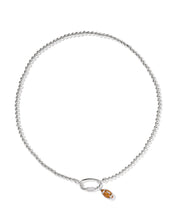 Load image into Gallery viewer, Kendra Scott Football Metal Strand Necklace
