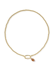 Load image into Gallery viewer, Kendra Scott Football Metal Strand Necklace
