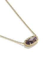 Load image into Gallery viewer, Kendra Scott Elisa Pendant Necklace in Gold Bronze Veined Amethyst
