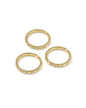 Load image into Gallery viewer, Kendra Scott Fate Gold Ring Set
