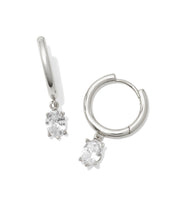 Load image into Gallery viewer, Kendra Scott Cailin Single Stone Huggie Earrings

