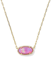 Load image into Gallery viewer, Kendra Scott Elisa Pave Frame Necklace
