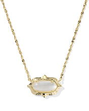 Load image into Gallery viewer, Kendra Scott Elis Scallop Frame Short Pendant Necklace
