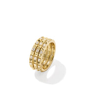 Load image into Gallery viewer, Kendra Scott Fate Gold Ring Set
