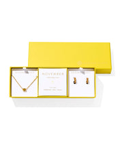 Load image into Gallery viewer, Kendra Scott Cailin Birthstone Gift Set in Gold
