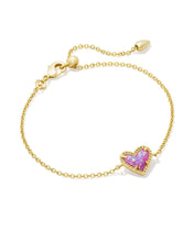 Load image into Gallery viewer, Kendra Scott Ari Heart Delicate Bracelet in Gold
