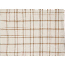 Load image into Gallery viewer, Cream Plaid Farmhouse Rug
