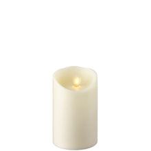 Load image into Gallery viewer, Moving Flame Ivory Pillar Candles

