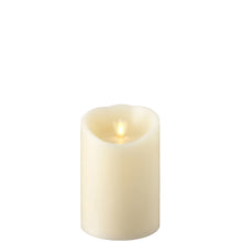 Load image into Gallery viewer, Moving Flame Ivory Pillar Candles
