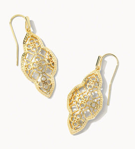 Kendra Scott Abbie Gold Drop Earrings