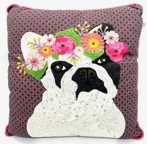 Floral Dog Pillow