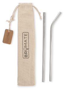 BrüMate Stainless Steel Reusable Imperial Pint Straws