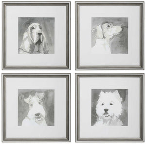 Modern Dogs Framed Prints