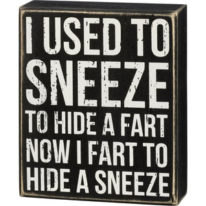 Hide A Sneeze Sign