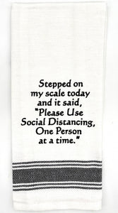 Social Distancing Dish Towel